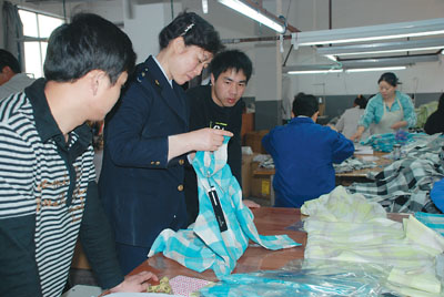 鄞州檢驗檢疫局強化品質(zhì)細節(jié)監(jiān)管